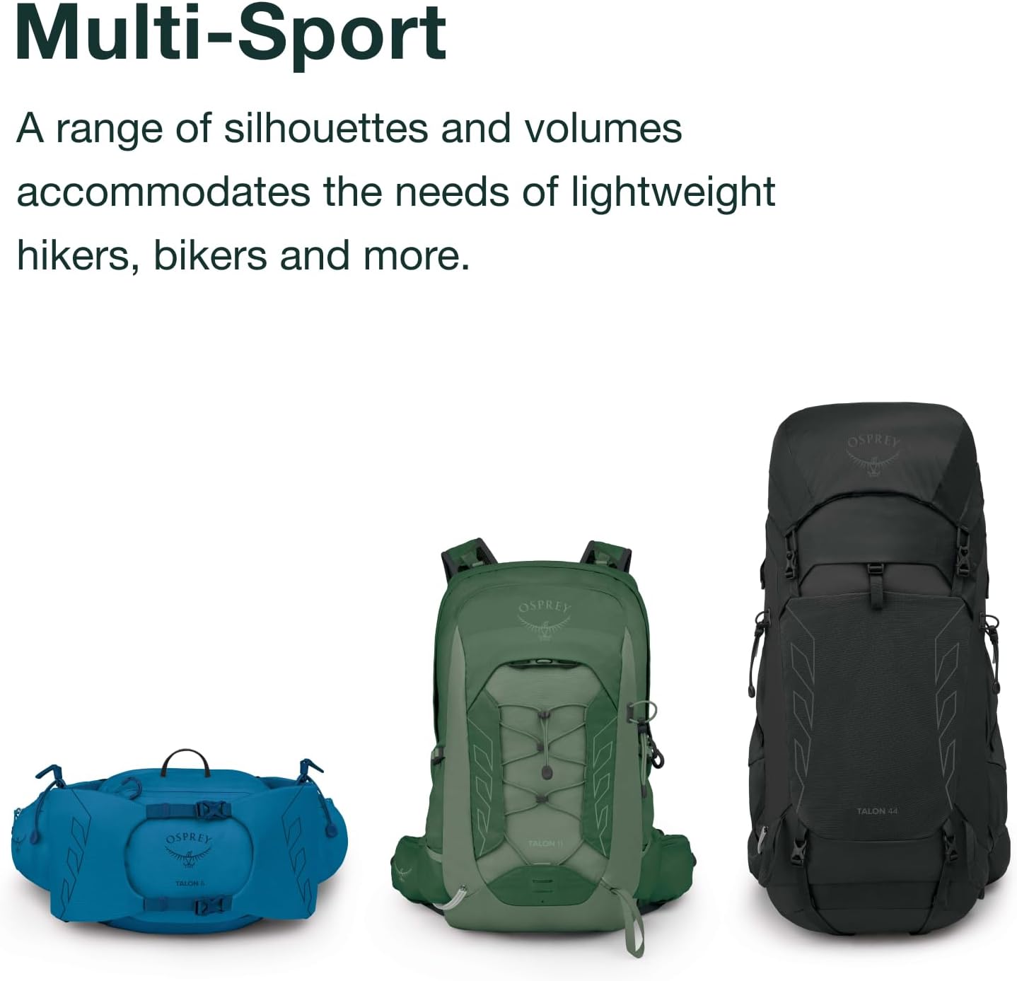 Osprey Talon 11L Men's Lightweight Hiking Backpack, Black OS | daypack, travel daypack, camping pack, Black color, OS size - Image 5