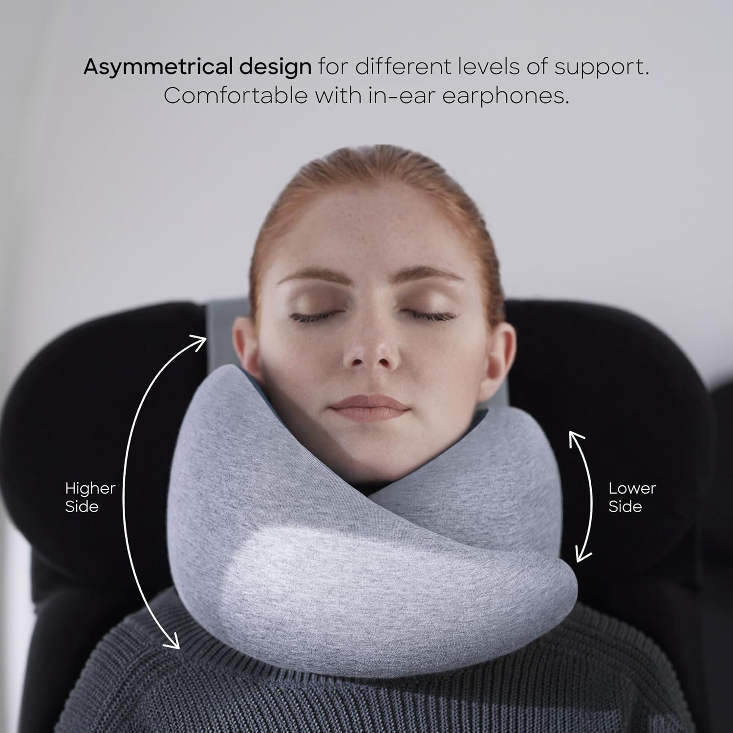 Ostrichpillow GO Travel Pillow, 360° Memory Foam Support, Soft & Washable - Image 2