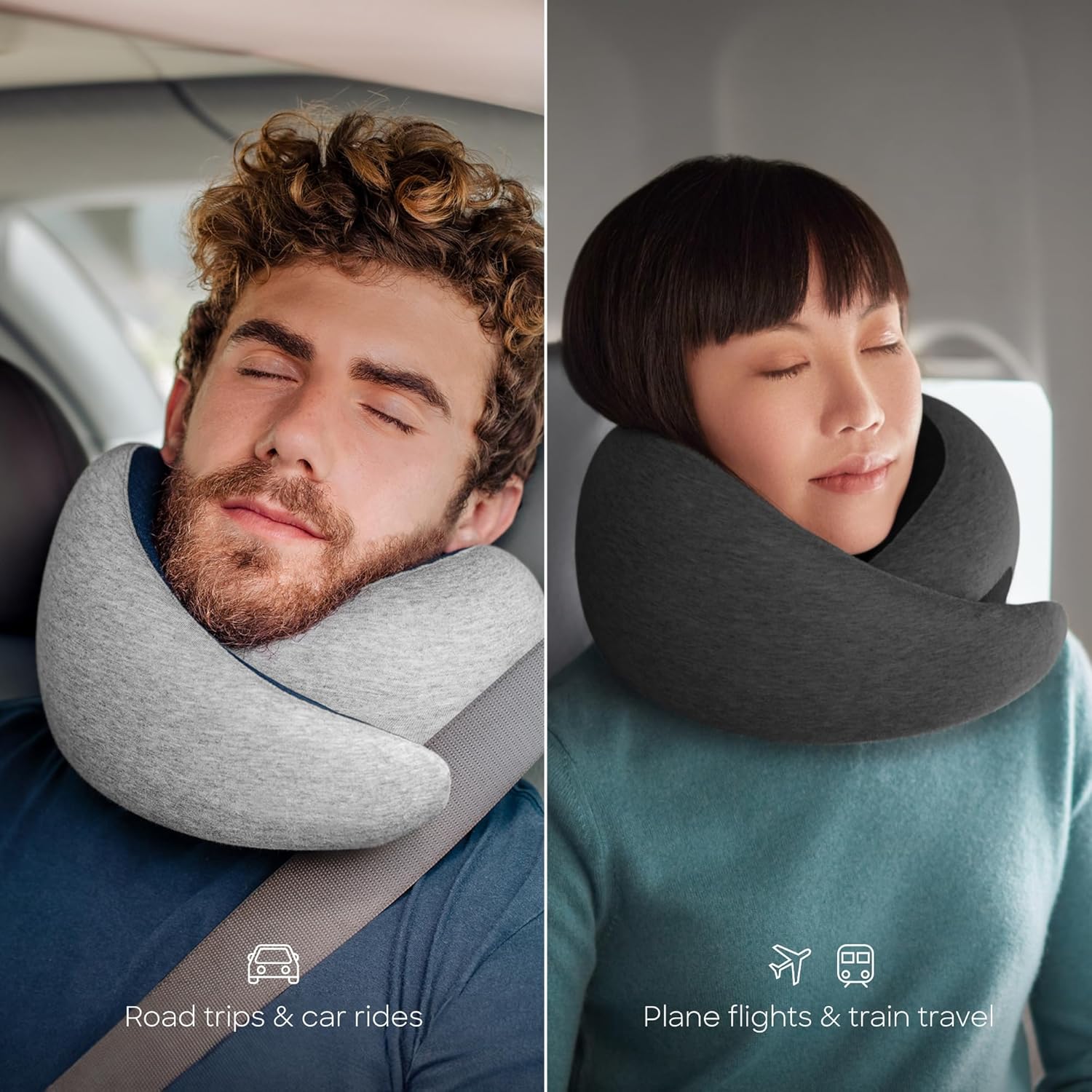 Ostrichpillow GO Travel Pillow, 360° Memory Foam Support, Soft & Washable - Image 5